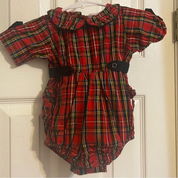 Rufflebutts Holiday Bubble‎ Romper - Picture 1 of 8